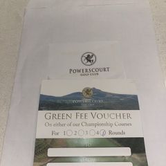 4 ball voucher for Powerscourt Golf Club