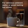 Cube Ambient & Hot Water Dispenser Black (4.0 L) various temperature and cup-size presets, ultimate safety with UV-C technology for bacteria-free water & integrated MAXTRA PRO filter Image 7