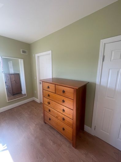 Solid pine five-piece bedroom suite