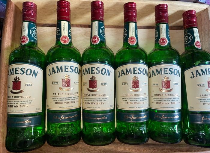 Jameson Whiskey empty bottles 700ml