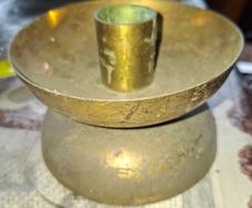 Antique Brass Church Altar Candlestick Holder, Postage Available or Collection