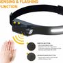 LED Head Torch Rechargeable, LED Headlamp Running Head Torch Headlight with Motion Sensor Water-Resistant Lightweight Head Flashlight for Running, Camping, Fishing, Cycling, Hiking Image 5