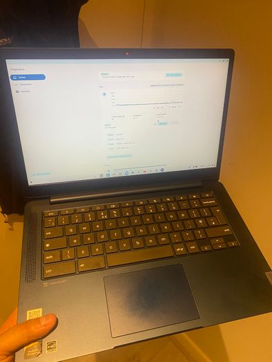 LENOVO IdeaPad Slim 3 14" Chromebook - MediaTek Kompanio 520, 64 GB eMMC, Blue