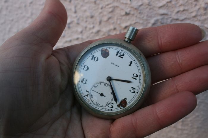 Rolex Military Issue Pocket Watch for Parts or Repair