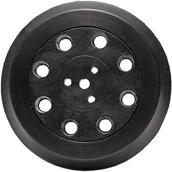 Glass Polish 12720 | Random Orbit Sander Backing Pad, Sanding Backer with Hook and Loop 125 mm