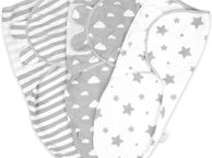 main image for ad Baby Swaddle Blanket 0-3 Months 100% Organic Cotton Newborn Swaddles - Pack of 3 Swaddle Blankets - New Born Swaddle Wrap For Boy and Girl