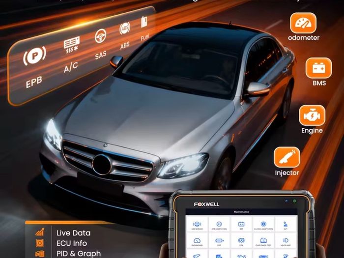 New 2026 FOXWELL GT60 OBD2 Diagnostic Tool All System Bi-directional Car Code Reader 24 Reset Professional OBD 2 Automotive Scanner