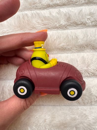 Mcdonalds Happy Meal Mr Men Mr Funny Figure Car Vehicle approx. approx. 5 cm. Used Please see photos