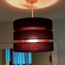Burgundy Lampshade Image 3