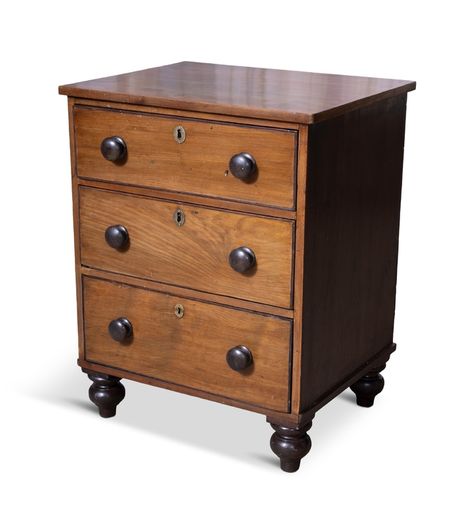 A Neat-size Chest Of Drawers, 19th Century,