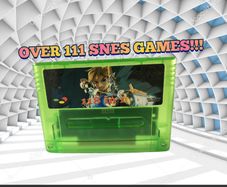 SNES Multi-Game Cartridge with over 111 Games!! Super Nintendo Classic Multicart