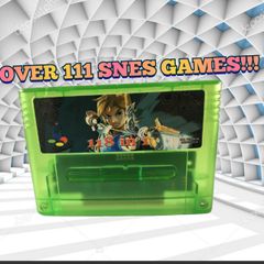 SNES Multi-Game Cartridge with over 111 Games!! Super Nintendo Classic Multicart