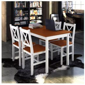 Modern style Dining Set 5 Pieces dining table and chairs combination
