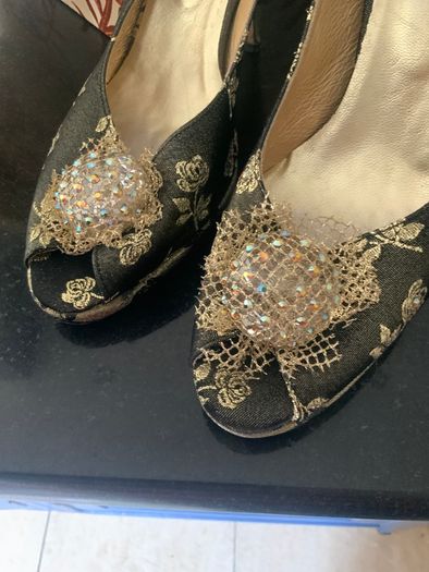 Belen Donate ladies designer sling back heels