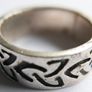Vintage Sterling Silver Celtic Knot Ring Size P1/2 - 6,94g Image 9