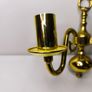 brass wall sconces x 2 Image 5