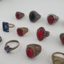 Traditional Brass Old World Treasure Rings 15  Jewellery Pieces Image 3
