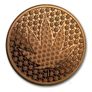 1 oz Copper .999 bullion Round  coin - The Big Leaf Image 2