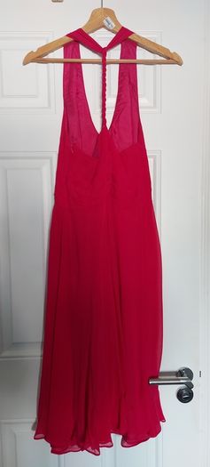 Beautiful Dress, Fuschia, 100% silk, like new, Size 10