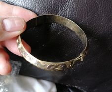 Vintage Sterling Silver Bangle