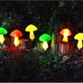 Set of 6 Solar Mushroom Lights Garden Outdoor Decor, 8 Modes Waterproof Mushroom Ornaments for Lawn Gardening Pathway Landscape Yard Easter Pathway Fence Christmas Halloween Decorations (FREE SHIPPING) Image 3