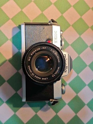 Minolta XG-1 (1983) + Lens MC Rokkor 50mm f1:2 - Serviced & Ready to Use SLR Film Camera