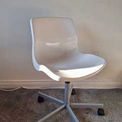 White office swivel chair
