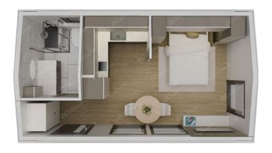 Ecohome Log Cabins Studio Modular Home