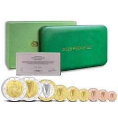 No. 2 - Ireland Euro Proof Coin Set 2026 - Coin Set (2e, 1e, 50c, 20c, 10c, 5c, 2c, 1c + 2ECC)