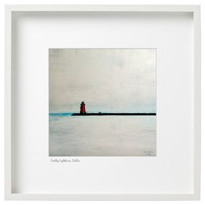 Poolbeg Lighthouse, Limited Edition Print by Helen Mathews