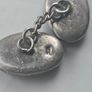 sterling s8lver and enamel cufflinks Image 4