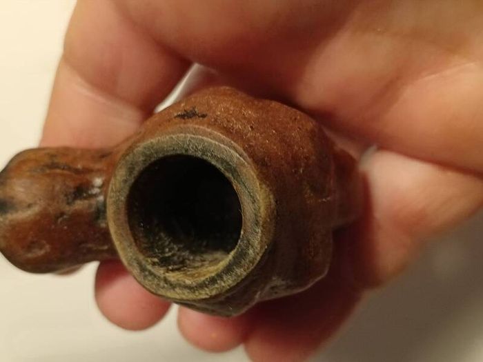 Vintage Hand Carved Wooden Pipe
