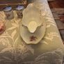 Vintage porcelain "Bernadotte gravy boat with attached under plate Image 2