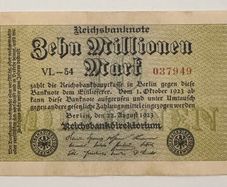 Germany 10 Million Mark 1923 Banknote