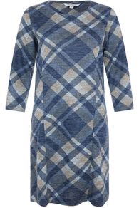 Check Print Dress (Size 16)
