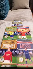 books kids  classic football heros