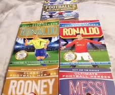 books kids  classic football heros