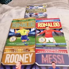 books kids  classic football heros