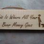 Its Not A Shed Its A Pub Rustic Garden Sign Image 6