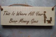 This is Where All Your Beer Money Goes Sign