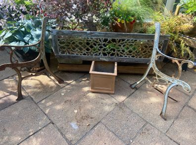 Garden bench ends