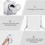 Backdrop white Background - 1.5x2.2m Collapsible Backdrops for Photography 100% Polyster Muslin Backdrop for Photo Studio White Screen Background for Vedio White Photoshoot Backdrop for Youtube (FREE POSTAGE) Image 2