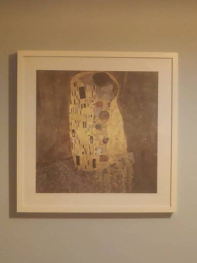Gustav Klimt frame 52 x 52cm