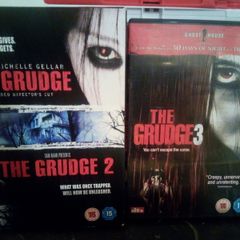 The Grudge Trilogy 1-3 Dvd Collection Supernatural Horror Movies