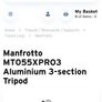 Camera Tripod Manfrotto 055 Image 8