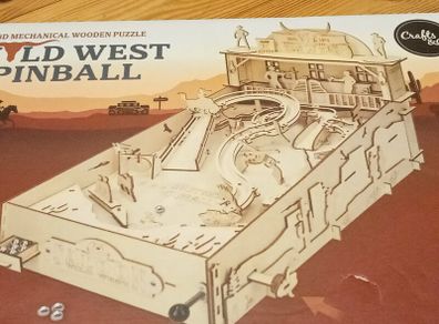 3D Wooden Pinball Machine