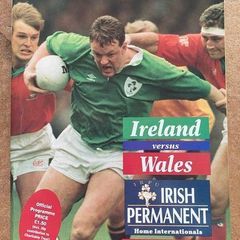 Very Rare 1994 Ireland v Wales - Five Nations Championship Programme
