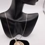 Vintage sterling silver locket necklace Image 2