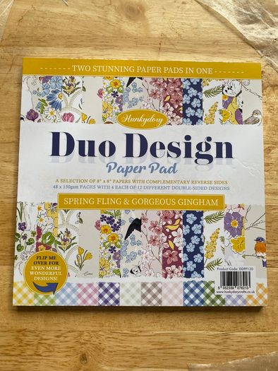 Hunkydory crafts duo design paper pad