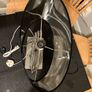 Elegant Black & Silver Table Lamp Image 3